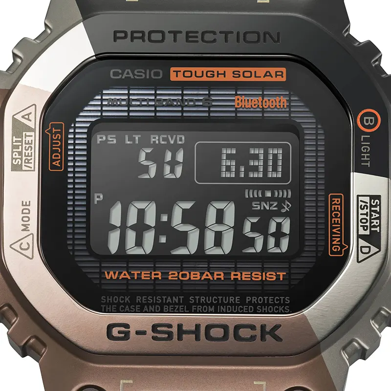 Casio G-Shock Titanium Virtual Armor Solar Tough Bluetooth® Men's Watch | GMW-B5000TVB-1